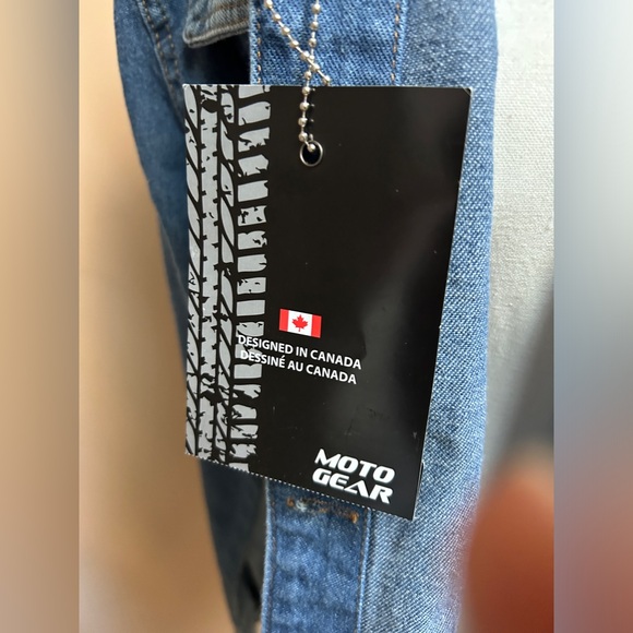 NWT Moto Gear Denim Jacket - Picture 8 of 8